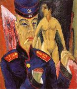 Selbstbildnis als Soldat Ernst Ludwig Kirchner